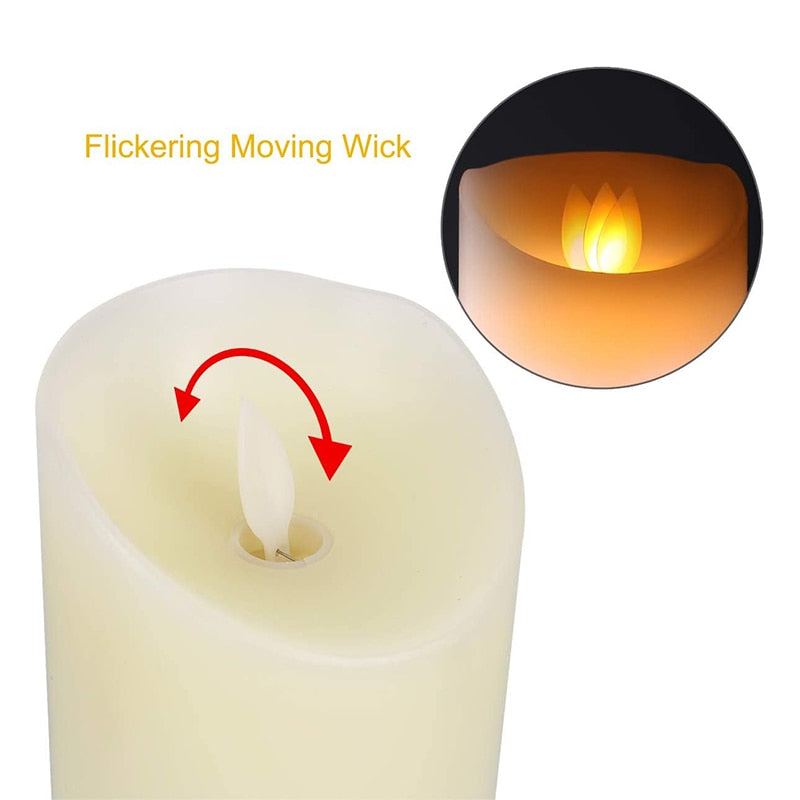 LED Flameless Candle Lights Remote Flickering Tea Candles