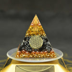 Reiki Orgonite Energy Orgon Pyramid Gathering Fortune Helping Soothe the soul Chakra Resin Decorative Craft Jewelry Cube