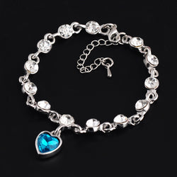 925 Sterling Silver Heart Bracelets