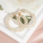 Fashion Crystal Water Drop Dangle Earrings