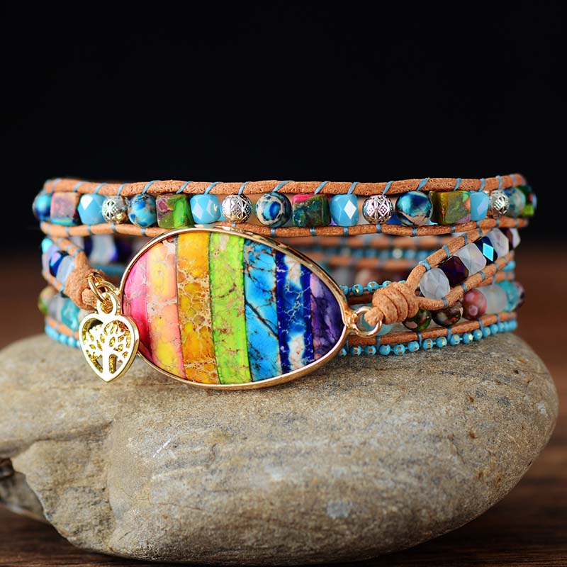 Multilayers Women Leather Wrap Bracelets