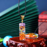 Seven Veins Energy Pendant Necklace