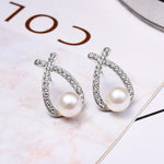 Long Crystal Tassel Gold Color Dangle Earrings