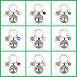 Crystal Stone Tree of Life Keychain