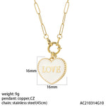 Red Heart Love Pendant for Women