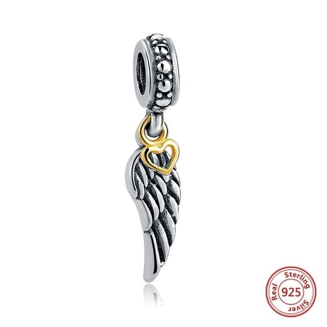 925 Sterling Silver Wing of Angel Necklace
