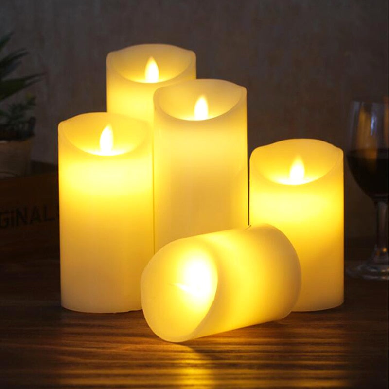LED Flameless Candle Lights Remote Flickering Tea Candles