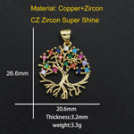CZ Charms Cactus Necklace Pendant Accessories