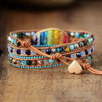 Multilayers Women Leather Wrap Bracelets