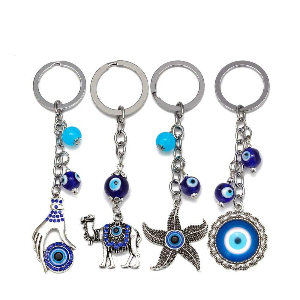 Eye Camel Starfish Charm Evil Eye Keychain