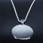 Tree of Life Stainless Steel Statement Necklace