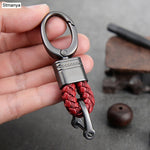 hand-woven leather Car Key Ring