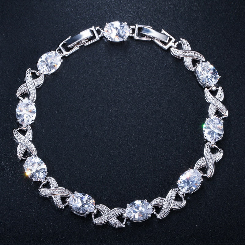 Ruby Gemstone Bangle Charm Bracelets