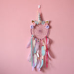 Unicorn Flying Feather Dreamcatcher
