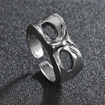 Double Head Snake Adjustable Rings