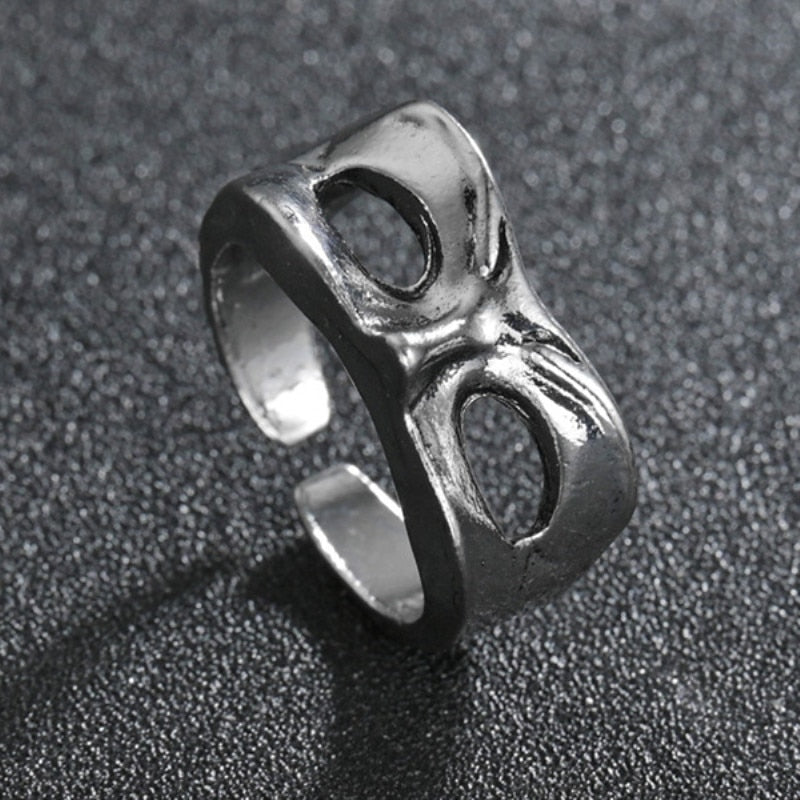 Double Head Snake Adjustable Rings