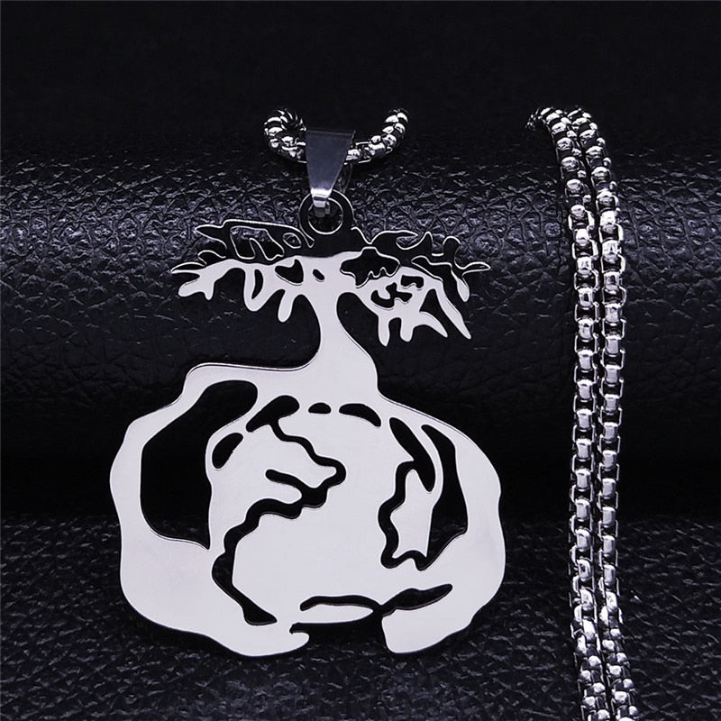 Tree of Life Stainless Steel Necklace