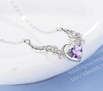 Amethyst Gemstones Pendants Necklace