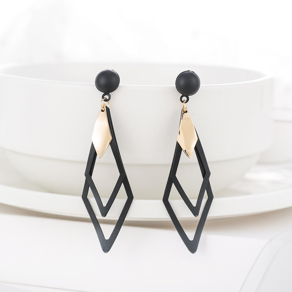 Circle Drop Earrings