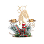 Christmas Decoration Wrought Iron Candle Holder