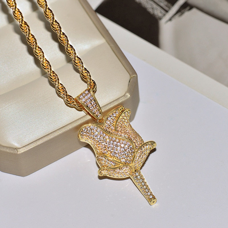 14K Gold 1 Carat Diamond Necklace