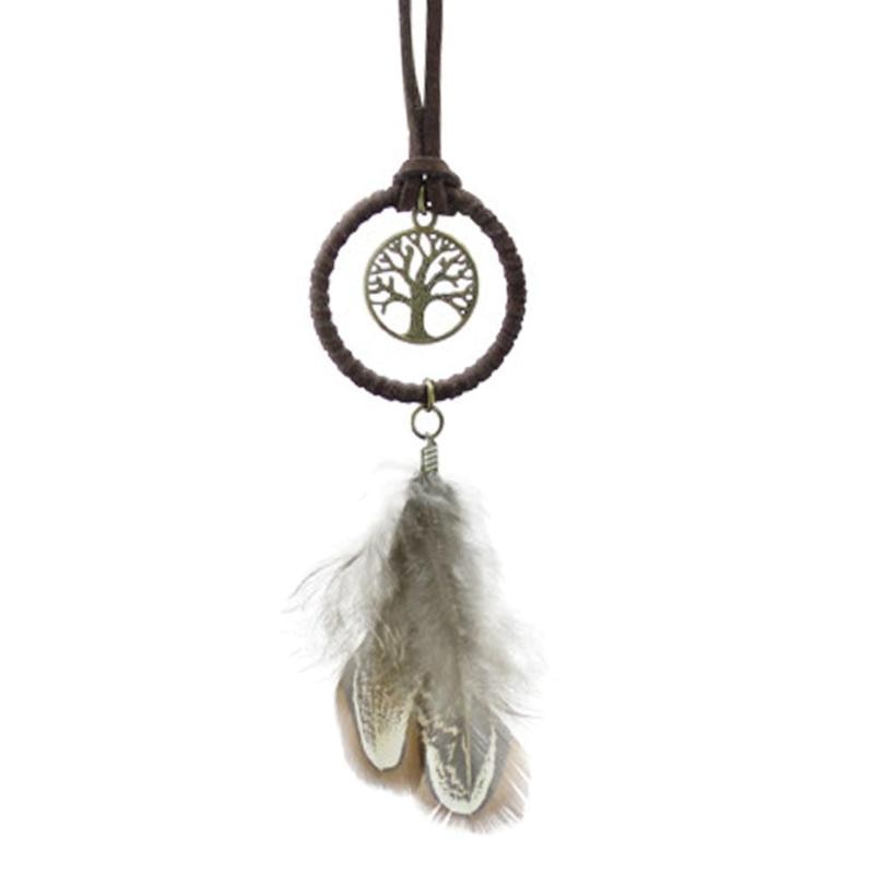 Handmade Dream Catchers Hanging White Lace Flower Home Decoration