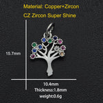 CZ Charms Cactus Necklace Pendant