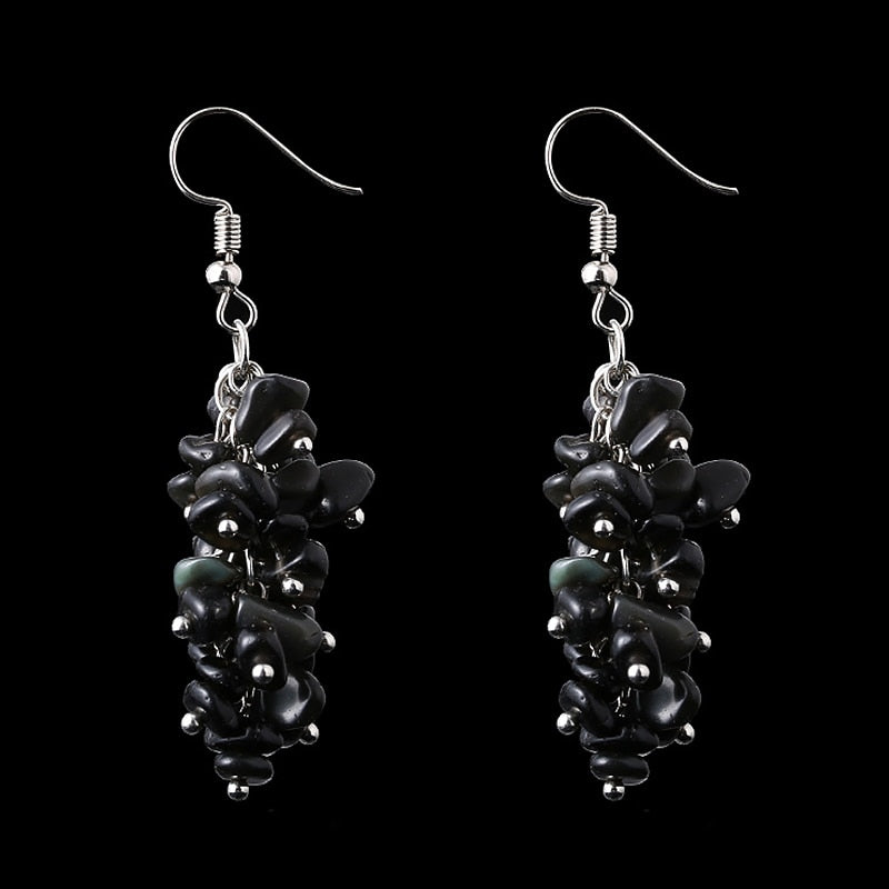 Crystal Quartz Dangle Earrings