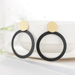 Circle Drop Earrings