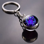 Glass Ball Keychain