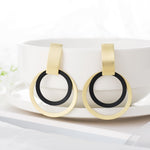Circle Drop Earrings