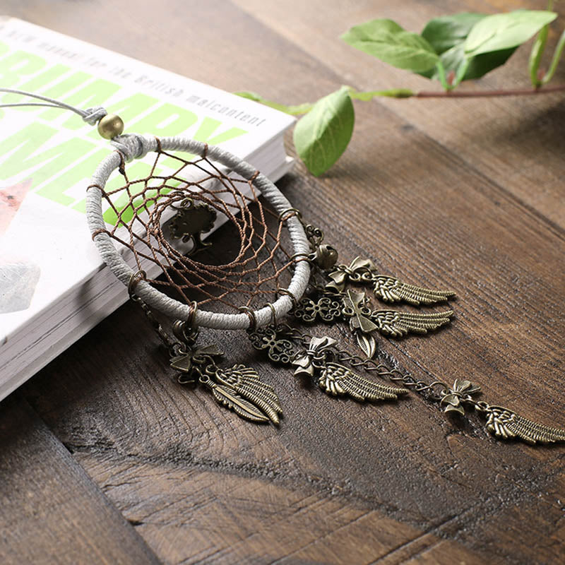 feather crafts bronze pendant For decoration