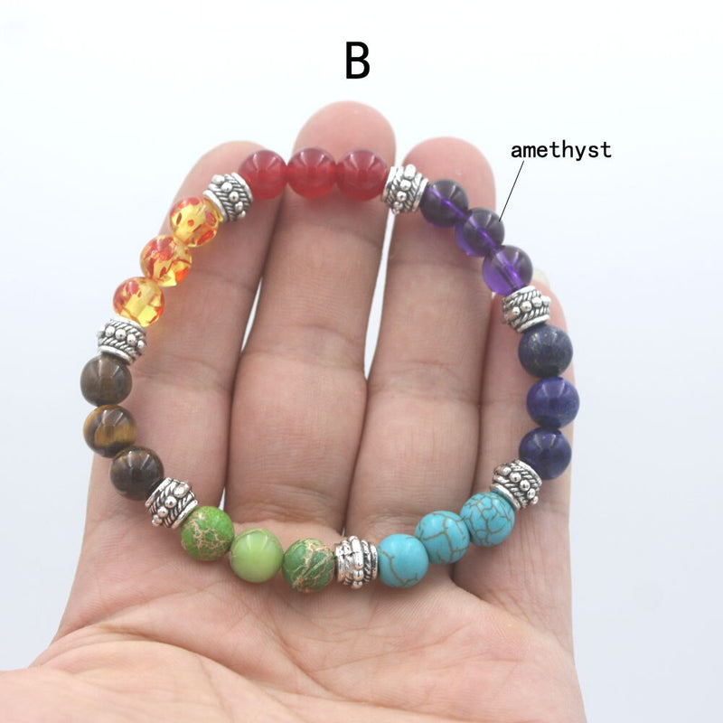 7 Chakra Mala Bracelet For Women Jewelry