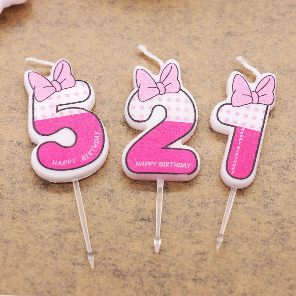 Height Number Candle