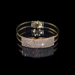 Crystal Cuff Bracelets for Women Gold Silver Plated Bracelet 