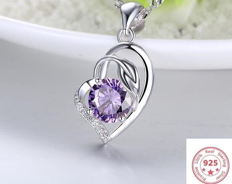 Austrian Heart Pendant Necklace