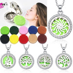 10 styles Aroma locket Necklace