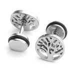 Stainless Steel Tree of Life Stud Earring