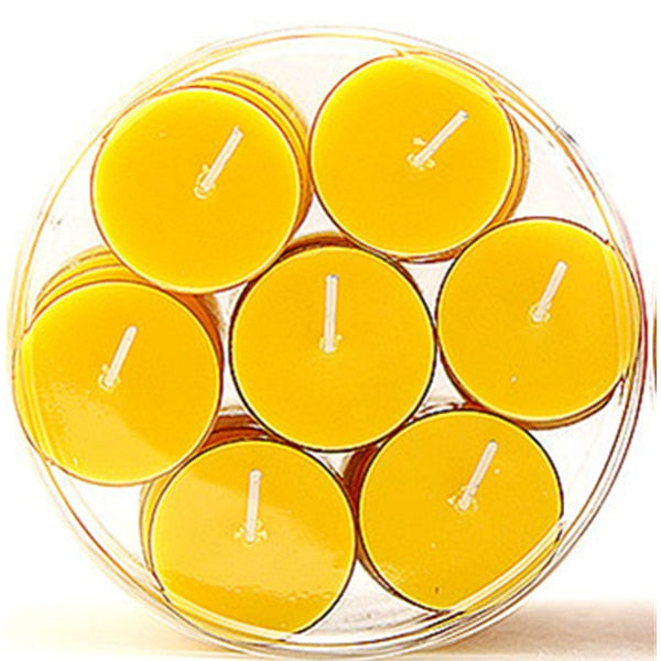 natural colorful lamp candle