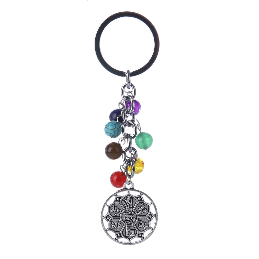 Multicolor Yoga Healing Natural Stone
