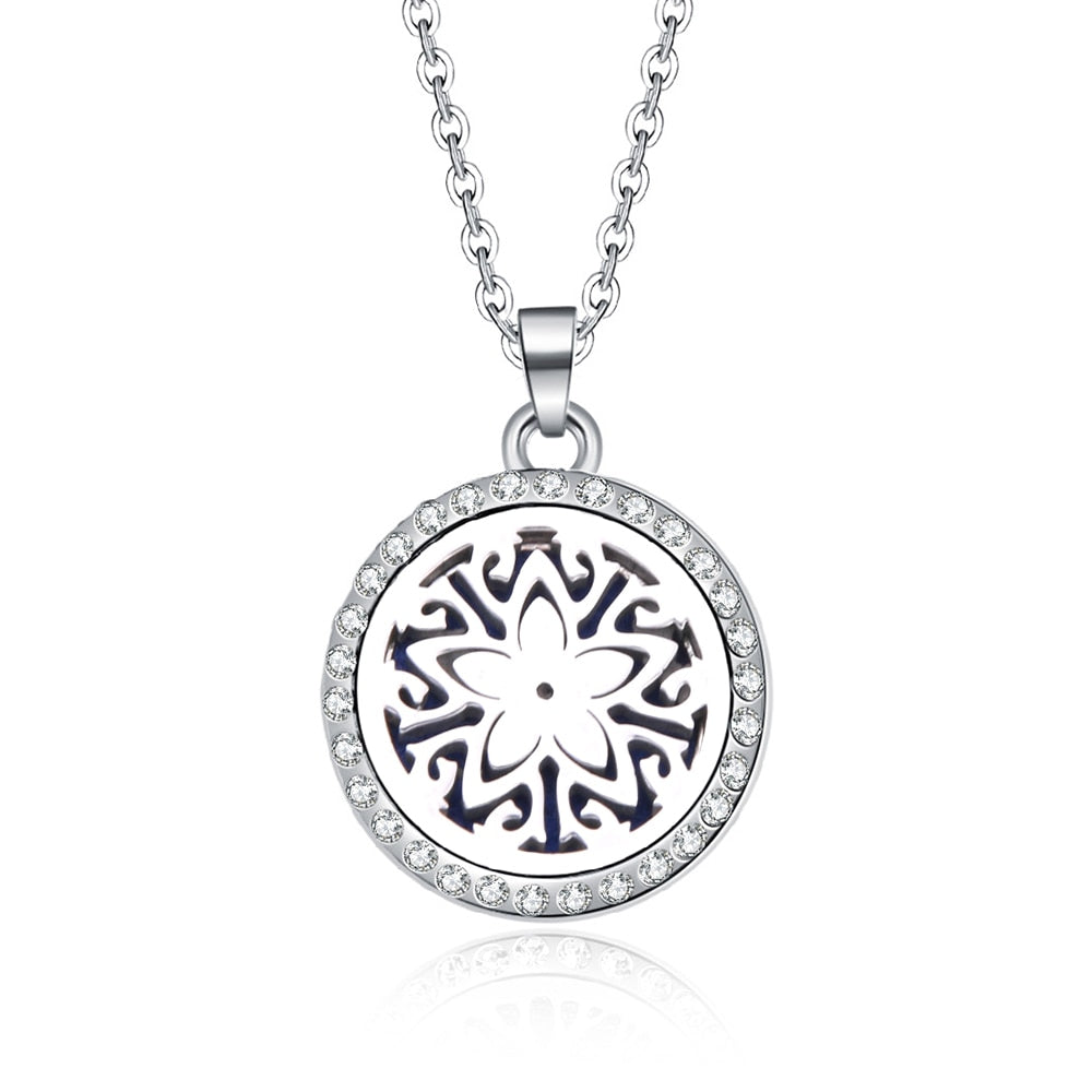 10 styles Aroma locket Necklace