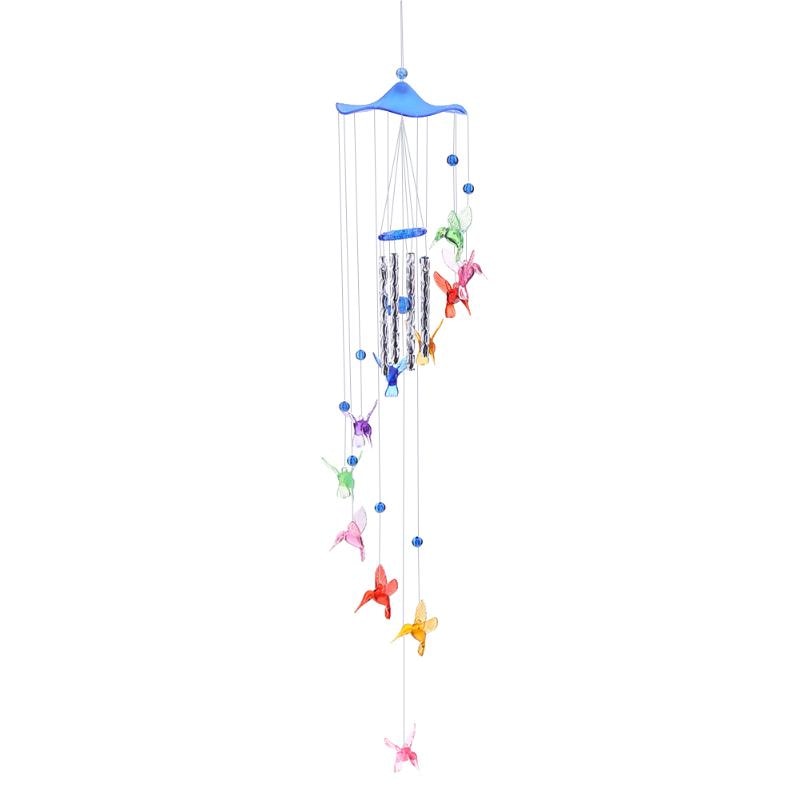 Creative Lucky Humming Bird Wind Chimes Bells 