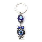 Turkey evil eye elephant hamsa hand  tree life glass beads keychain