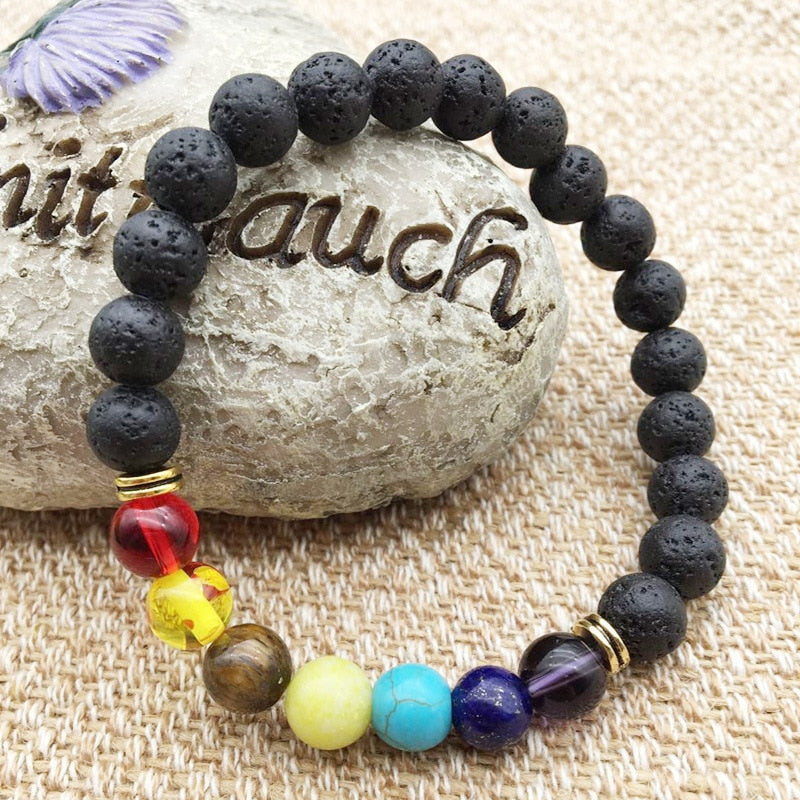 Healing Balance Yoga Chakra Bracelet for Men Women
