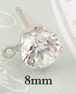 Zircon Crystal Ear Stud