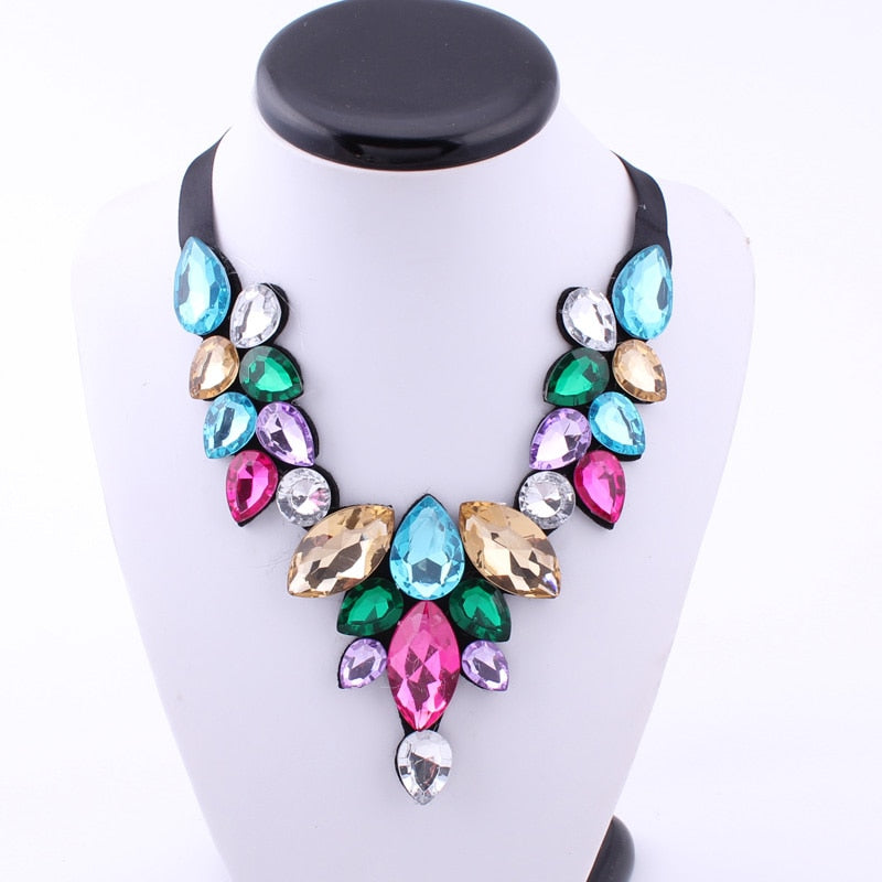 Big on sale gem necklace