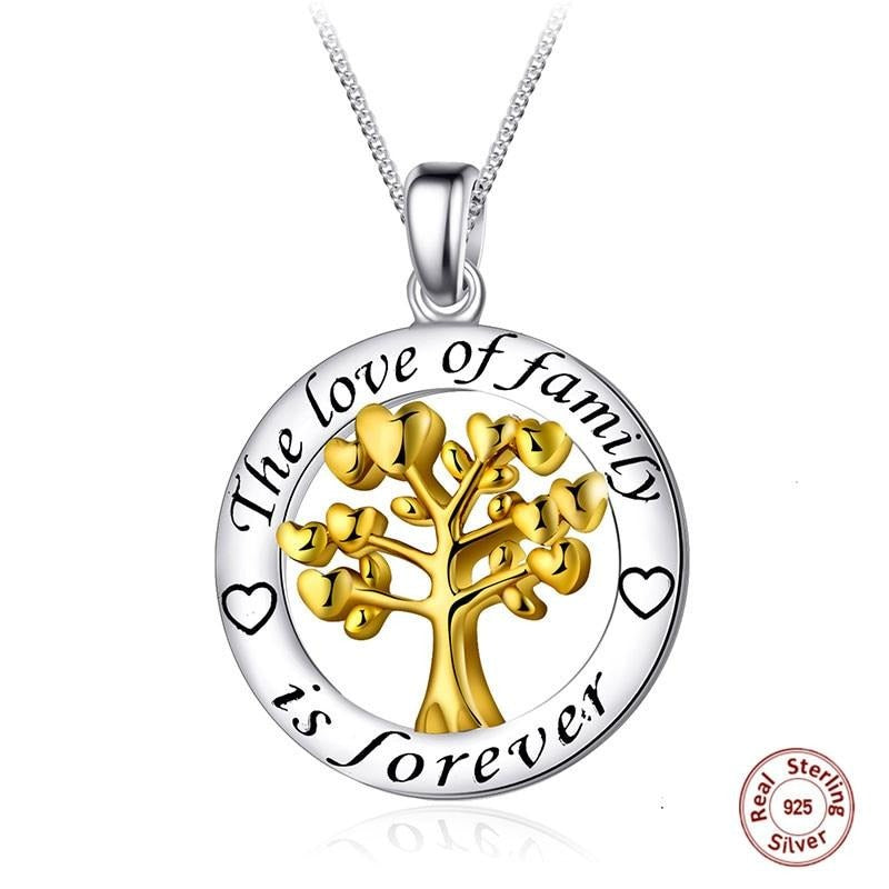 925 Sterling Silver Tree of Life Necklace