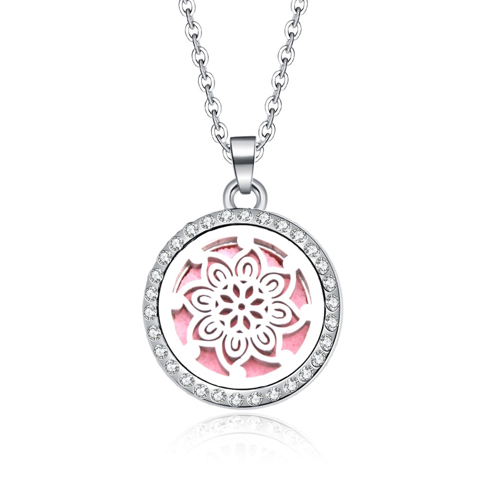 10 styles Aroma locket Necklace