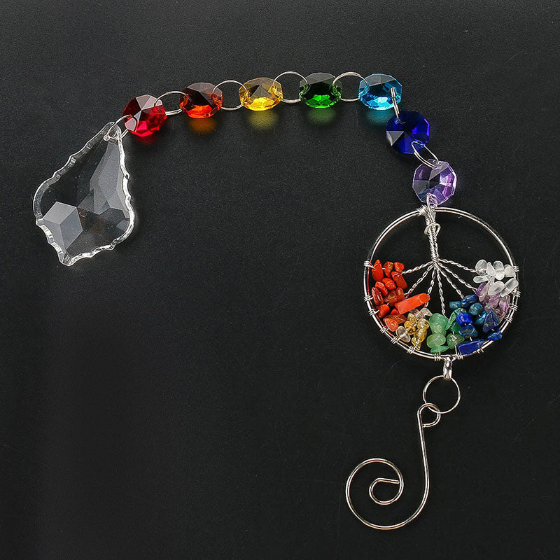 Tree of Life Crystal Prism Ball Sun Catcher