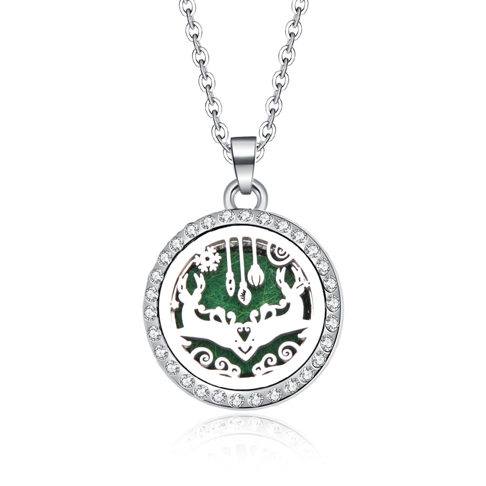 10 styles Aroma locket Necklace
